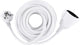 Q-link verlengsnoer - randaarde - h05vv-f - 3 x 1.5 mmâ² - wit - 10 m