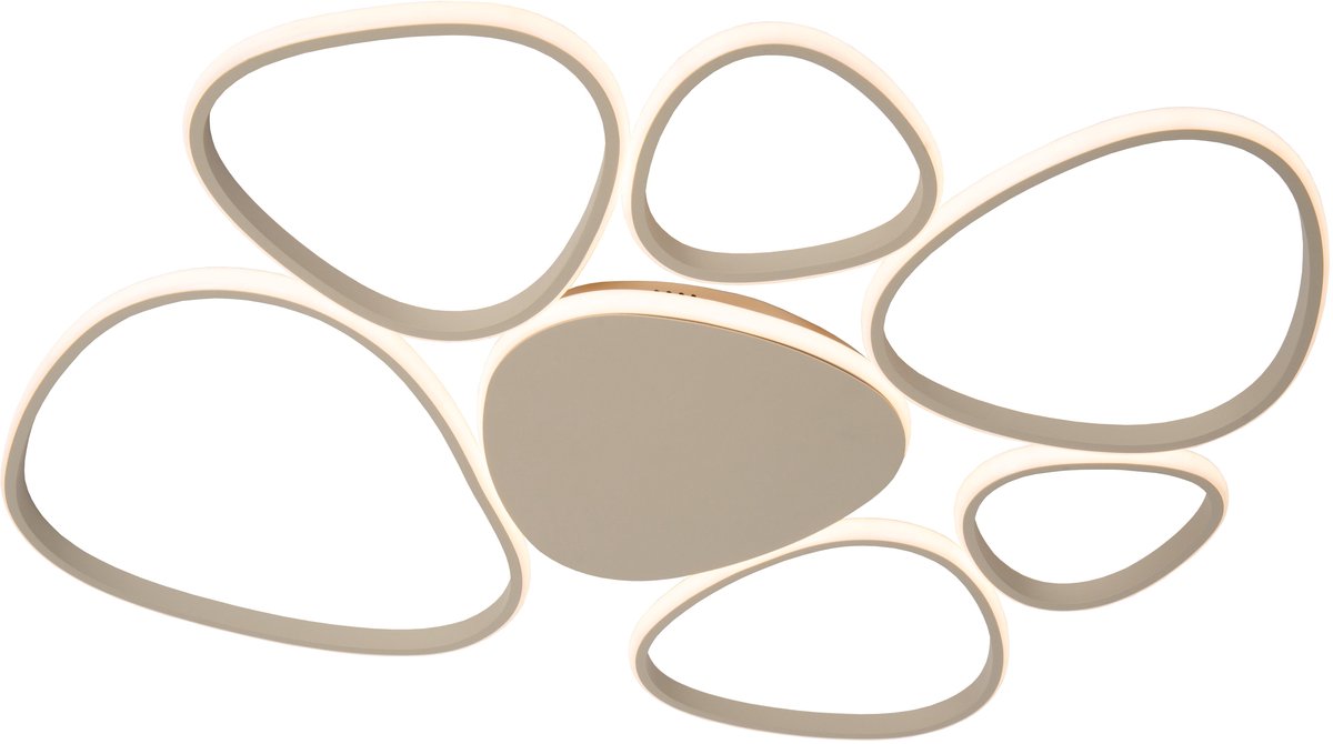 Lucide samling - lampada da soffitto (lampada da soffitto) - LED dimmerabile - CCT - 1x72W 2700K 4000K - tortora