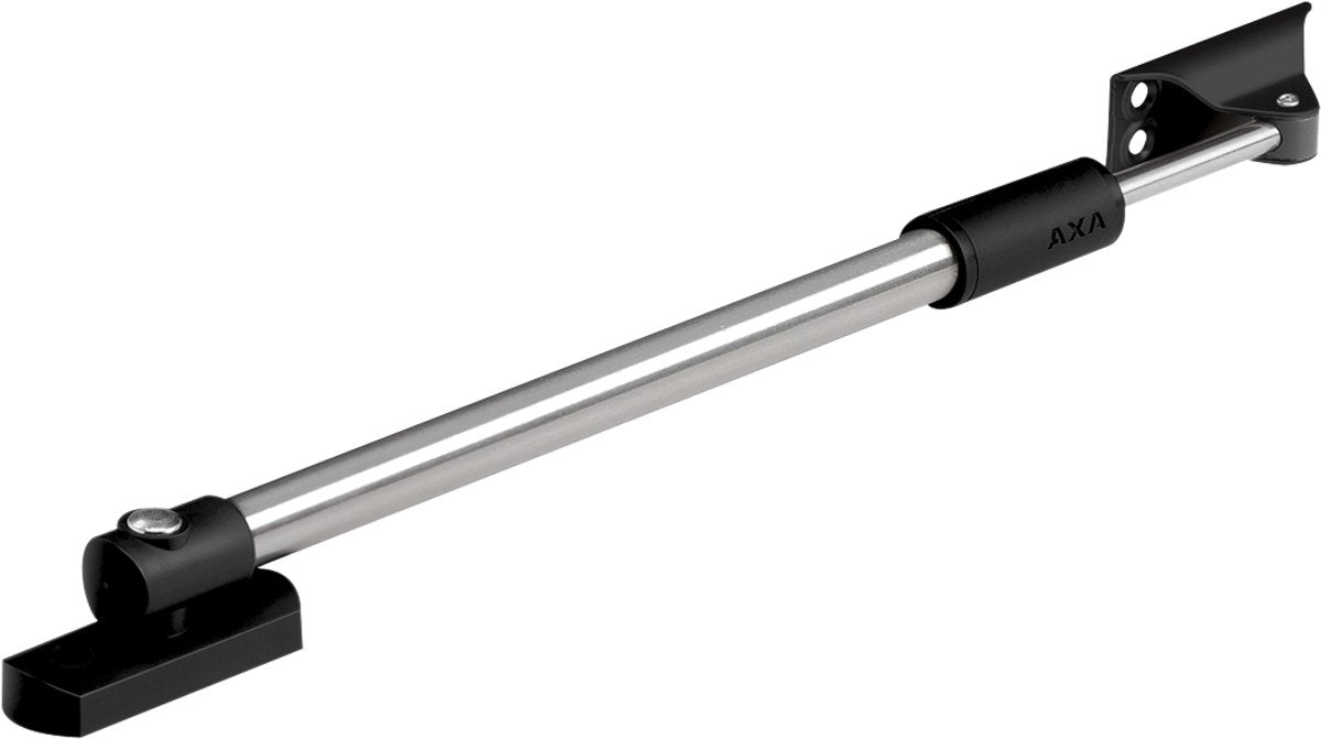 Compás de ventana telescópico Axa 35ex - acero inoxidable - plástico negro - sin cerradura