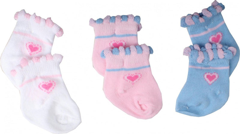 Calcetines de muñecas - 3 pares, 35-46 cm