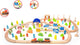 Classic World World Wooden Train Set, 110dlg.