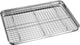 Gefu variado universele baktray met rooster – rvs – 40,5 x 30,5 cm – uitneembaar rooster – vaatwasserbestendig
