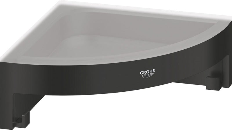 Plato de ducha esquinero Grohe Quickfix Start Cube - negro mate