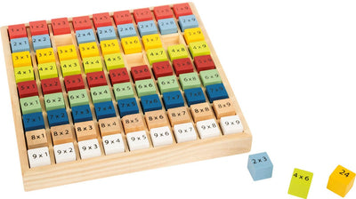 Small foot wooden calculation times color, 82dlg.