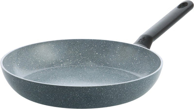 Bk blue label granite frying pan 24cm - pfas-free non-stick coating - induction frying pan - ceramic frying pan - oven safe up to 160°c - cold handles - without lid - blue