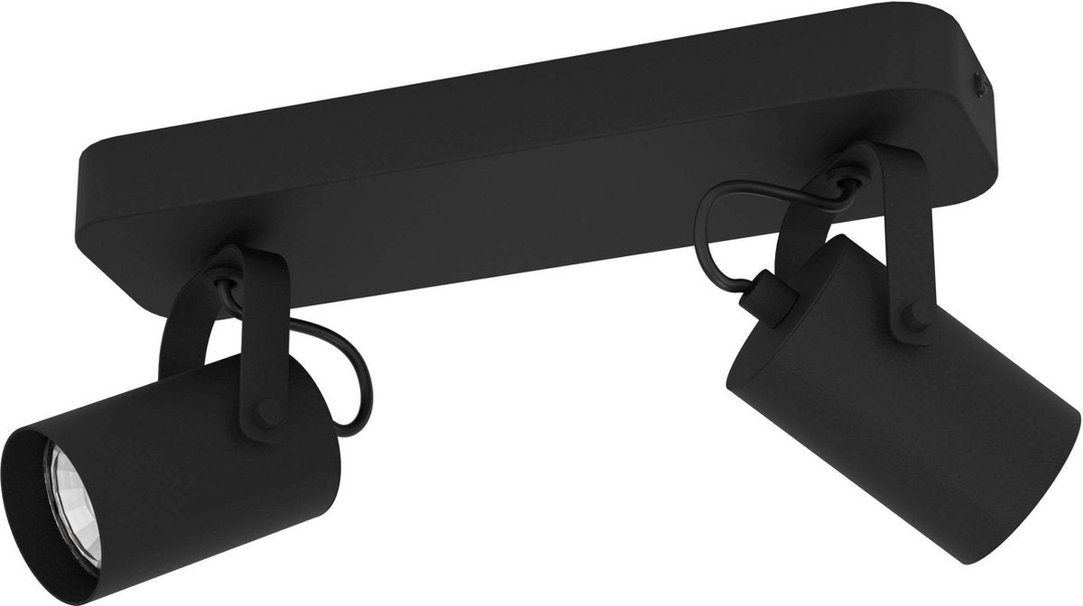 Eglo sorego opbouwspot - plafondspot wandspot - gu10 - 28 cm - zwart
