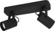 Eglo sorego opbouwspot - plafondspot wandspot - gu10 - 28 cm - zwart