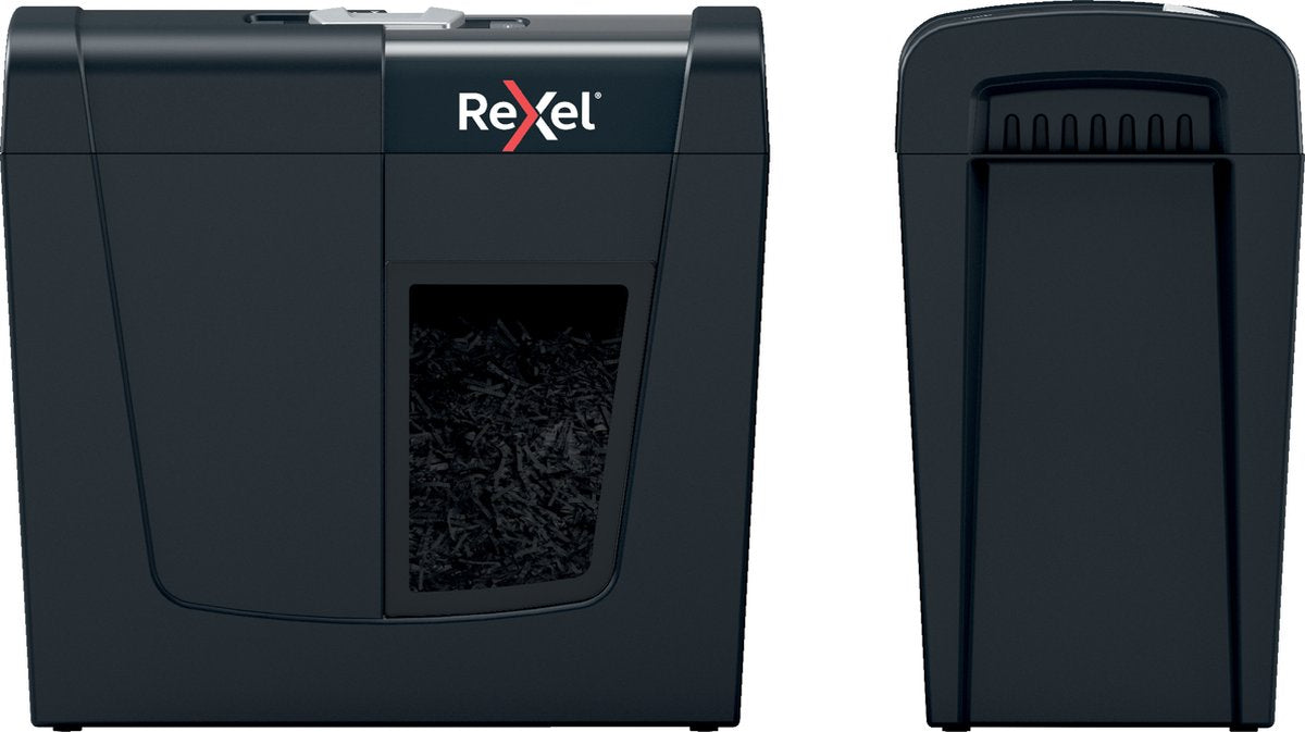 Rexel secure x6 paper shredder - p4 shreds - up to 6 sheets - 10l - black