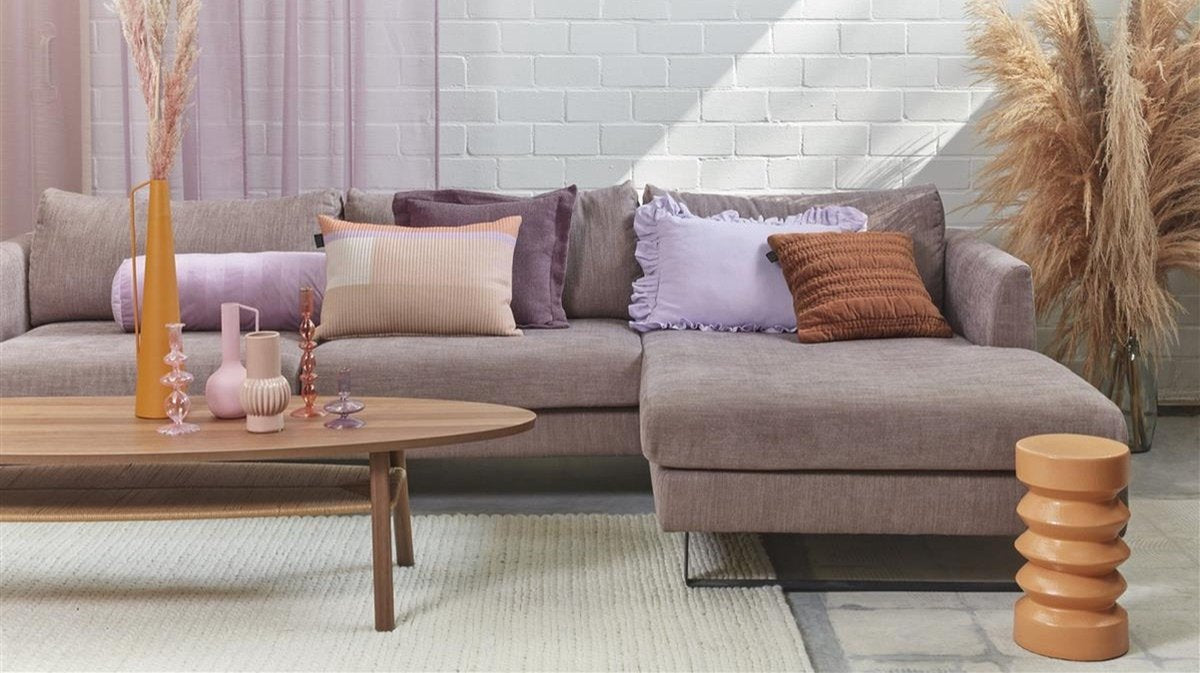 Cuscino decorativo Kaat Amsterdam Emil - 45x45 cm - lilla