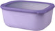 Mepal - recipiente para alimentos circular multitazón - 3000 ml - rectangular - lila intenso
