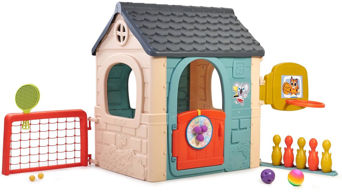 Feber playhouse casual casa de actividades 6 en 1