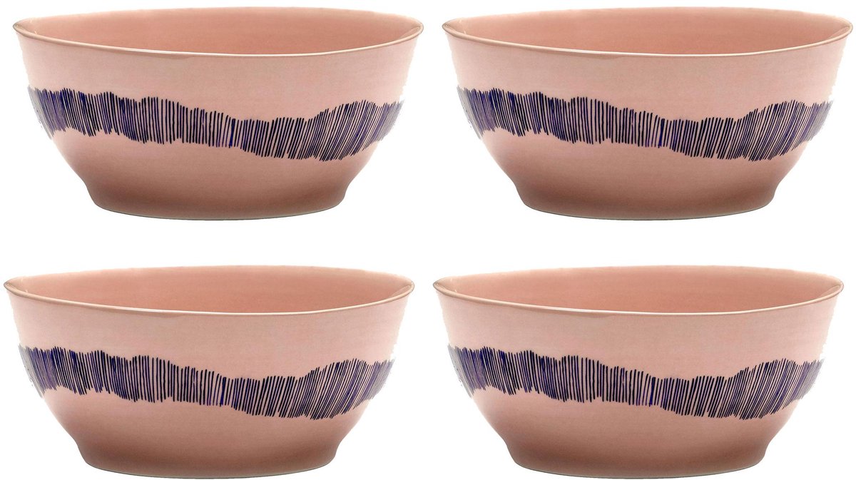 Serax - festa ottolenghi - ciotola s - rosa blu - 16 ø - 4 pezzi