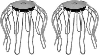 Ubbink - tubo antipioggia raccoglifoglie d10h12cm 2 pz