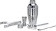Excellent houseware cocktailshaker set 5-delig roestvrij staal