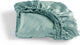 Cinderella - sundays - hoeslaken - tot 25 cm matrashoogte - satijn - 100x210 cm - mineraal groen