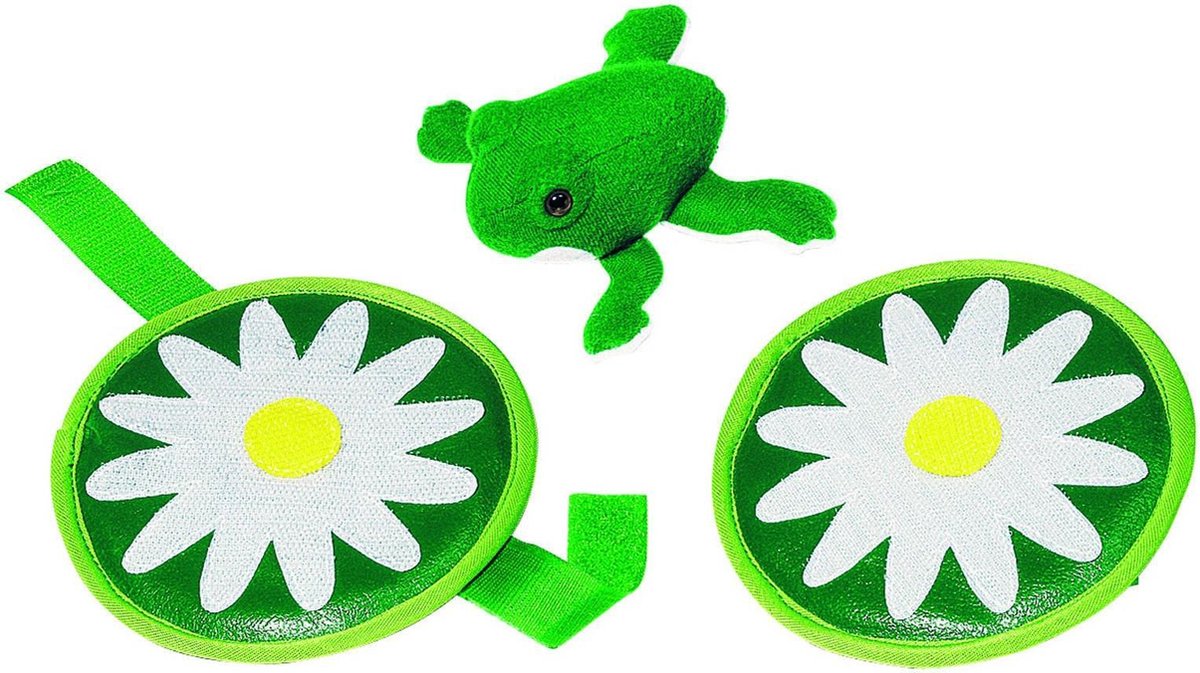 Goki Frog catch-throw game with Velcro