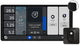 Shelly wall display x2 black + blu h t black (bundle)