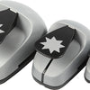 Creativ company ponsen set, grafische ster, 25+50+75 mm, 3 stuk, 1 doos