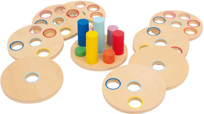 Small Foot Wooden apilamiento del juego Logisteck Educational, 9dlg.