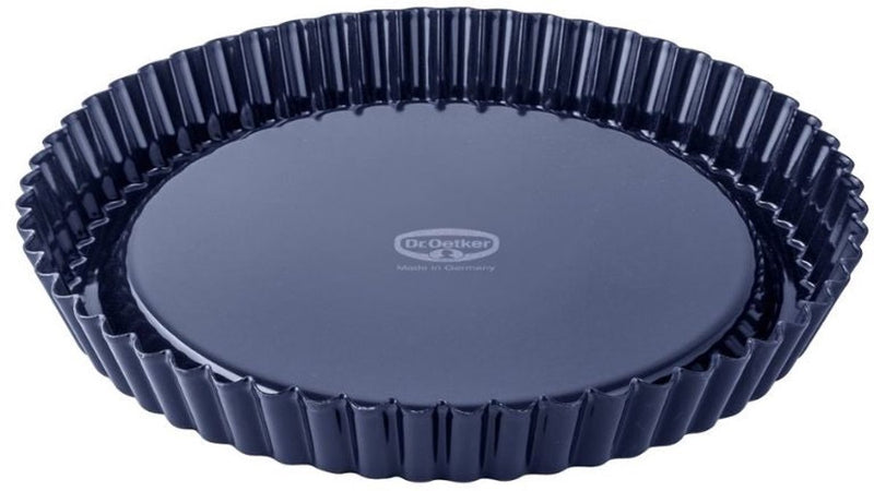 Dr. oetker - stampo per quiche 'smalto back-liebe' - 24 cm - resistente agli acidi e ai graffi