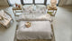 Copripiumino Riviera maison rivièra maison palm shade - letti gemelli - 240 x 200 220 cm - naturale