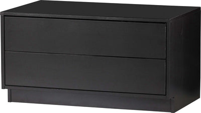 Mobile TV finca in legno - pino - nero - 40x75x40