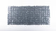 Eisl badmat - antislipmat - 880 x 400mm - steenmotief - antraciet grijs