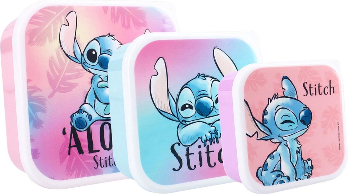 Disney Stitch Snackbox 3 in 1 Fresh Bites