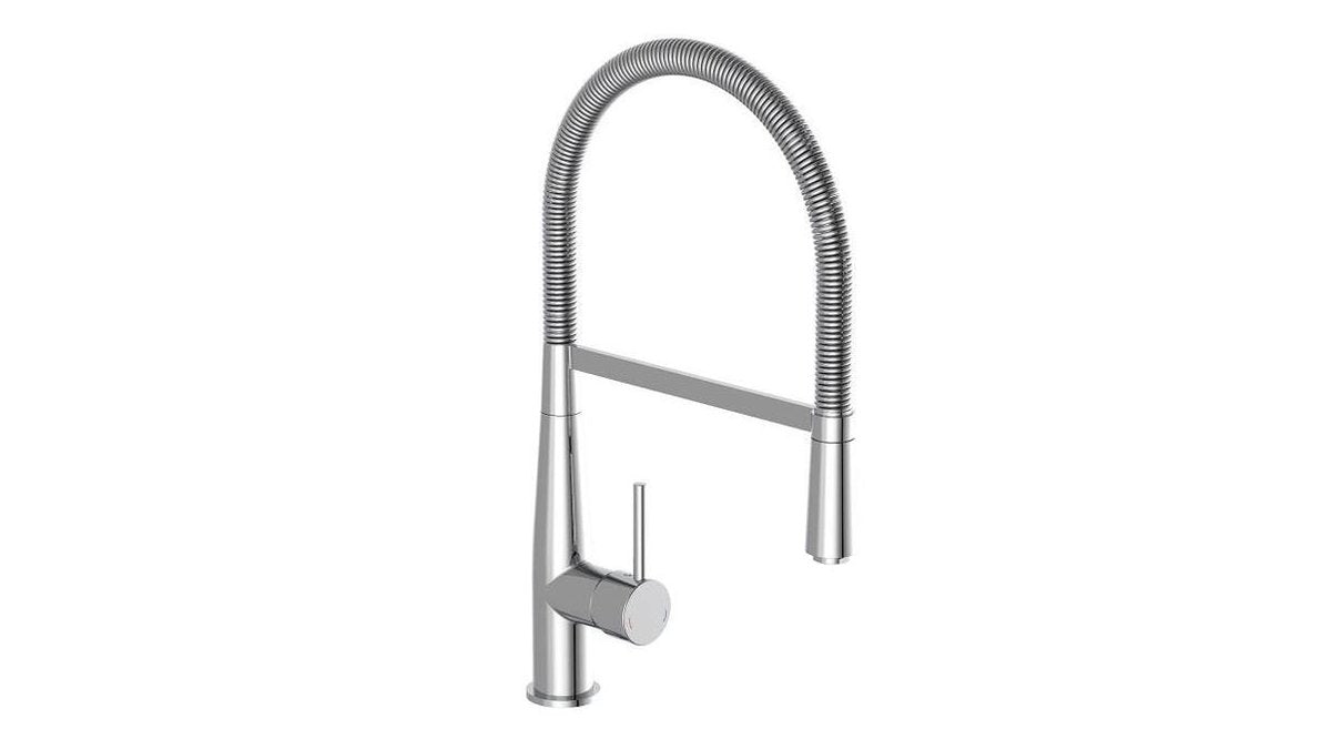 Schütte Schütte One -Button Mixer con Spiral Spring New York Chrome -Coled