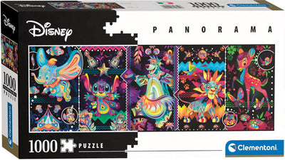 Clementoni - puzzel - 1000 stukjes - panorama prinsessen - puzzel voor kinderen