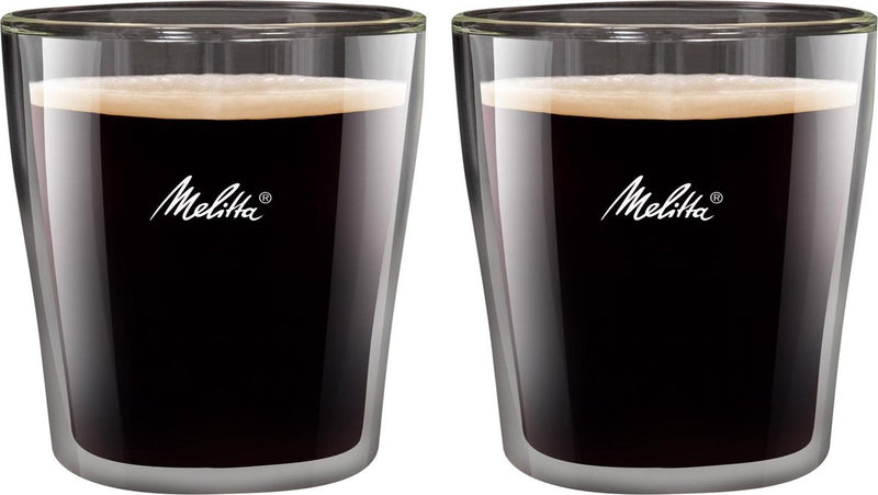 Vaso espresso de doble pared Melitta (juego 2 piezas)
