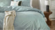 Copripiumino weekend Cenerentola - matrimoniale - cotone - letti gemelli - 240x200 220 cm - verde minerale + 2 federe 60x70