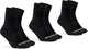 Gripgrab - lightweight sl 3pack performance zomer fietssokken 3 paar coolmax wielersport sokken regular cut - zwart - unisex - maat s (38-41)