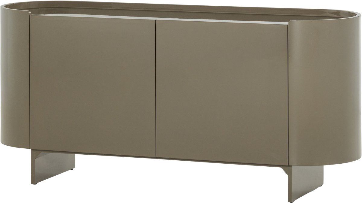 Mobile TV Wood liora 160 cm - legno - verde lucido - 75x160x45