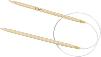 Ferri da maglia rotondi Creative Company, L: 60 cm, misura 6 mm, 1 pezzo