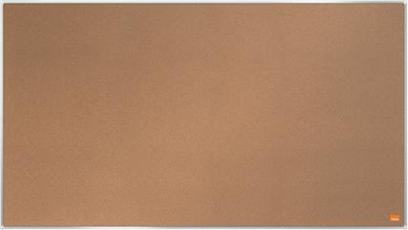 Nobo impression pro lavagna per promemoria widescreen in sughero autoriparante - 890x500 mm - marrone naturale - agenda