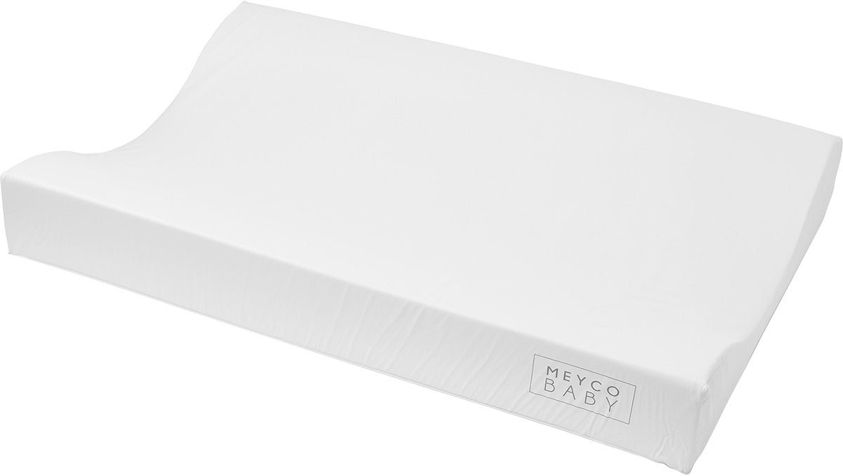 Meyco baby uni aankleedkussen - white - 50x70cm