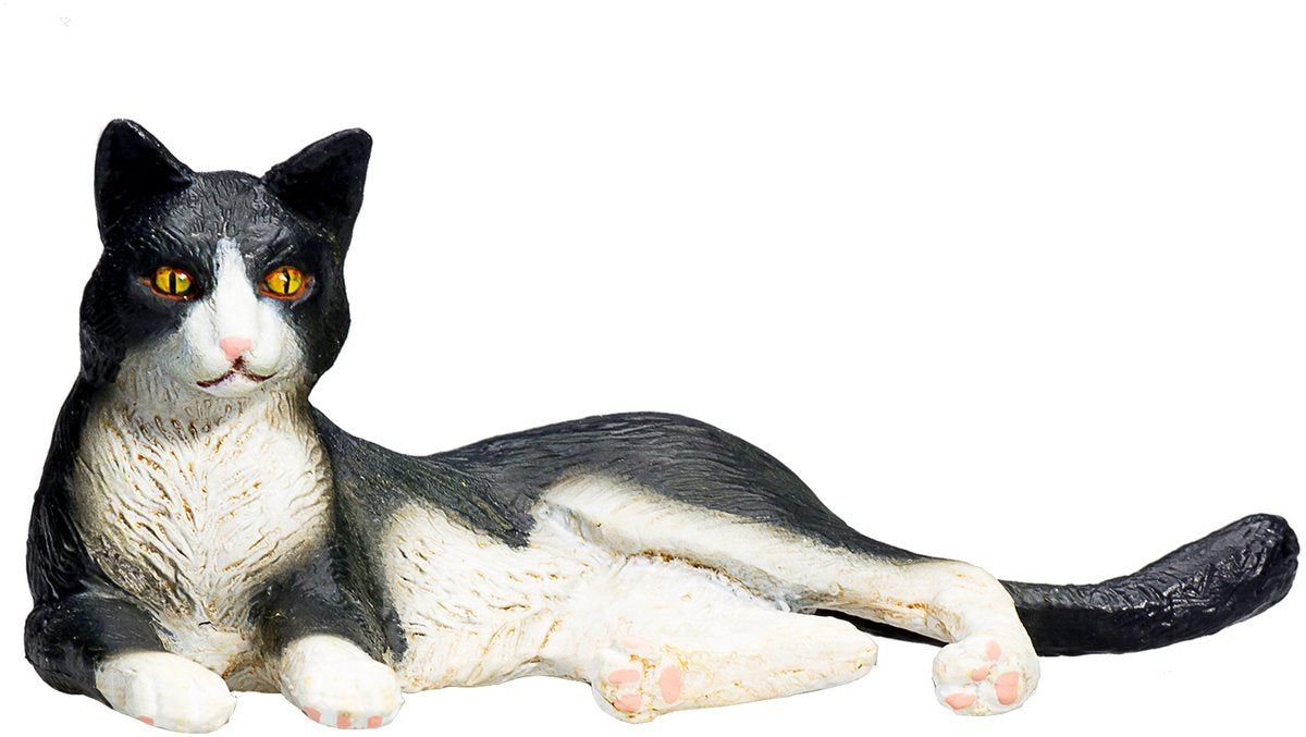 Mojo Farmland sdraiato gatto bianco e nero 387367