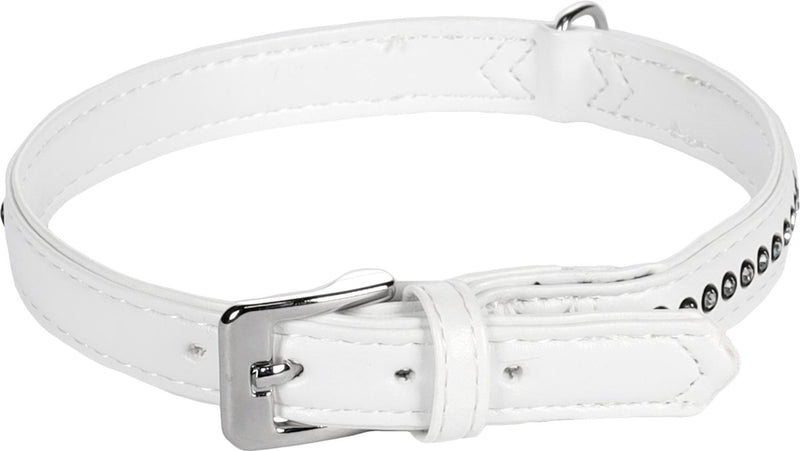 Flamingo monte carlo foderato - collare per cani - collare monte carlo bianco l 33-37cm 16mm - 1pz - 126239 - 1pz