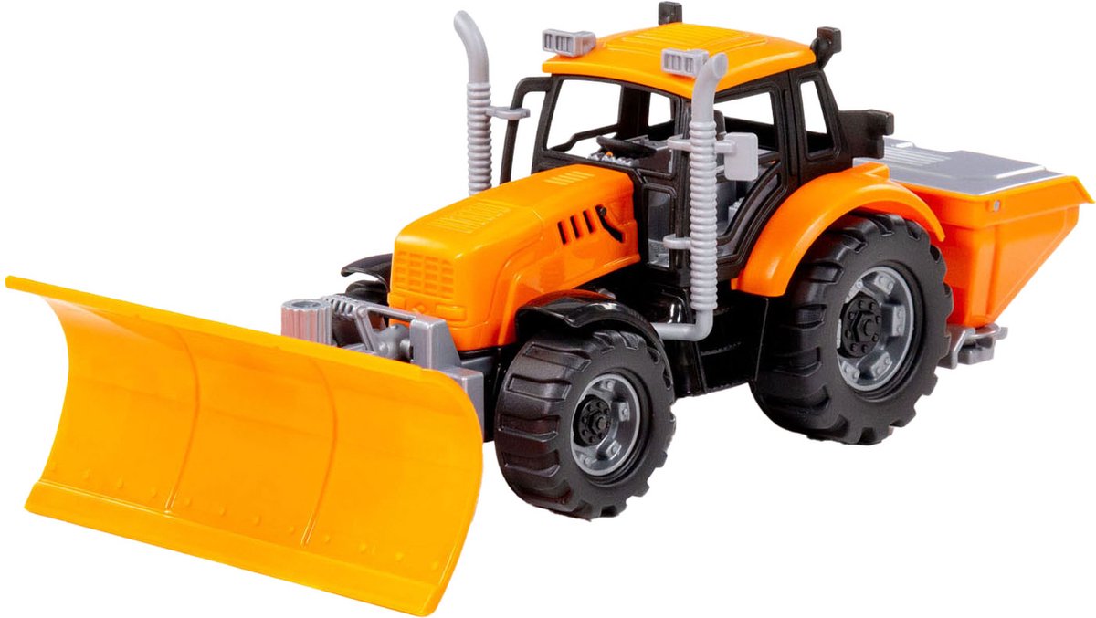 Cavallino Toys Cavallino Tractor con Giallo Plow Snow, Scala 1:32