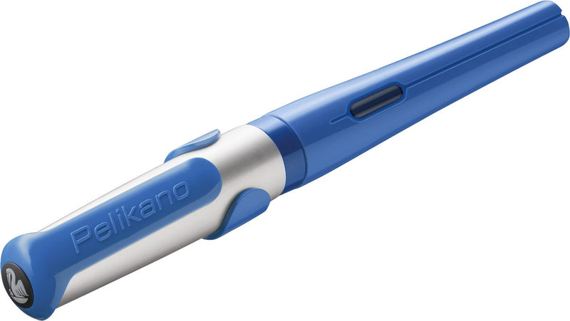 Penna stilografica Pelikan o originale - destrorsa - blu - punta F