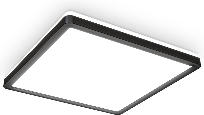 Briloner b.k.licht - Panel LED con retroiluminación indirecta i lámpara de techo con retroiluminación i ultraplano 28mm i color de luz blanco neutro i 293x293mm