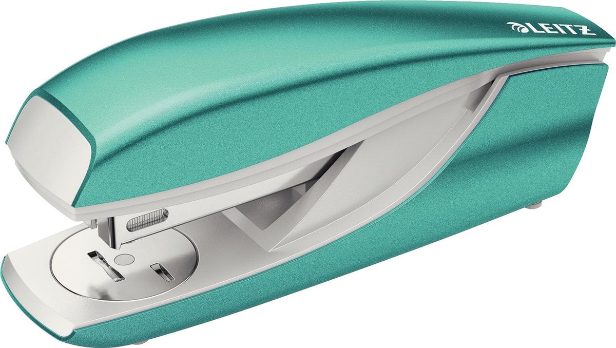 Leitz wow nexxt nietmachine - nietcapaciteit van 30 vel - inclusief nietjes - ideaal voor thuiskantoor - ijsblauw
