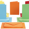 Creativ company kaarten en enveloppen diverse kleuren, 50 sets