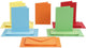 Creativ company kaarten en enveloppen diverse kleuren, 50 sets