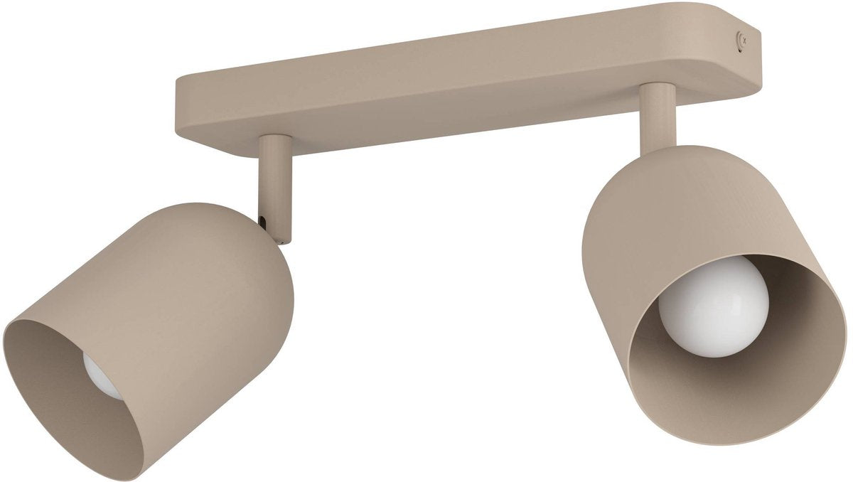 Eglo tilston spot - e14 - 28 cm - color sabbia beige crema - inclinabile