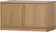 Vtwonen modulair onderkast - eikenhout fineer - naturel - 44x77x40 cm