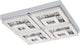 Eglo fradelo - plafondlamp - 52cm - 1 lichts - chroom, helder