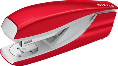 Cucitrice da tavolo Leitz Wow - capacità di pinzatura di 30 fogli - punti metallici inclusi - rossa