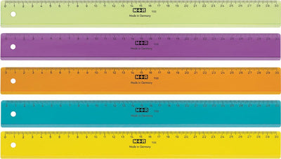 Regla sans marque sin marca m+r 30cm plastico transparente surtido